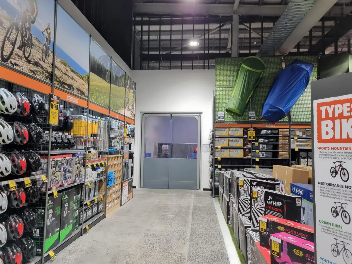 Coldshield 3000 series swing doors with PVC panels at Anaconda Hervey Bay
