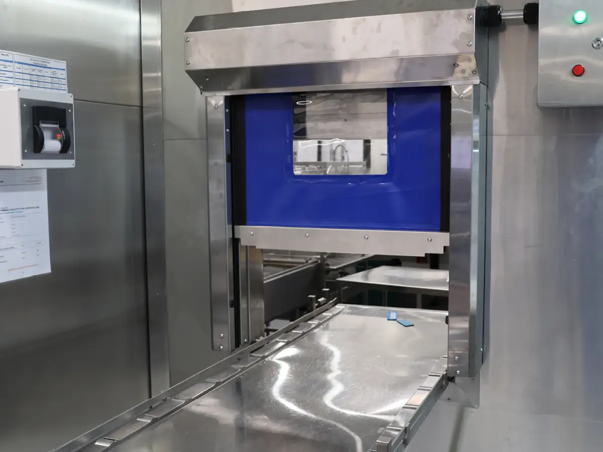 Customised stainless steel Movidor rapid roller door for the Central Sterile Supply Department at St. Vincent's Private Hospital
