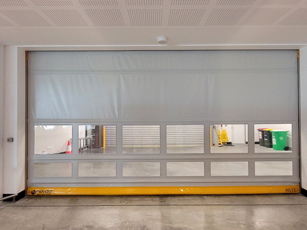 Movidor rapid roller doors by Coldshield can be found at the cruise terminal of the Port of Brisbane