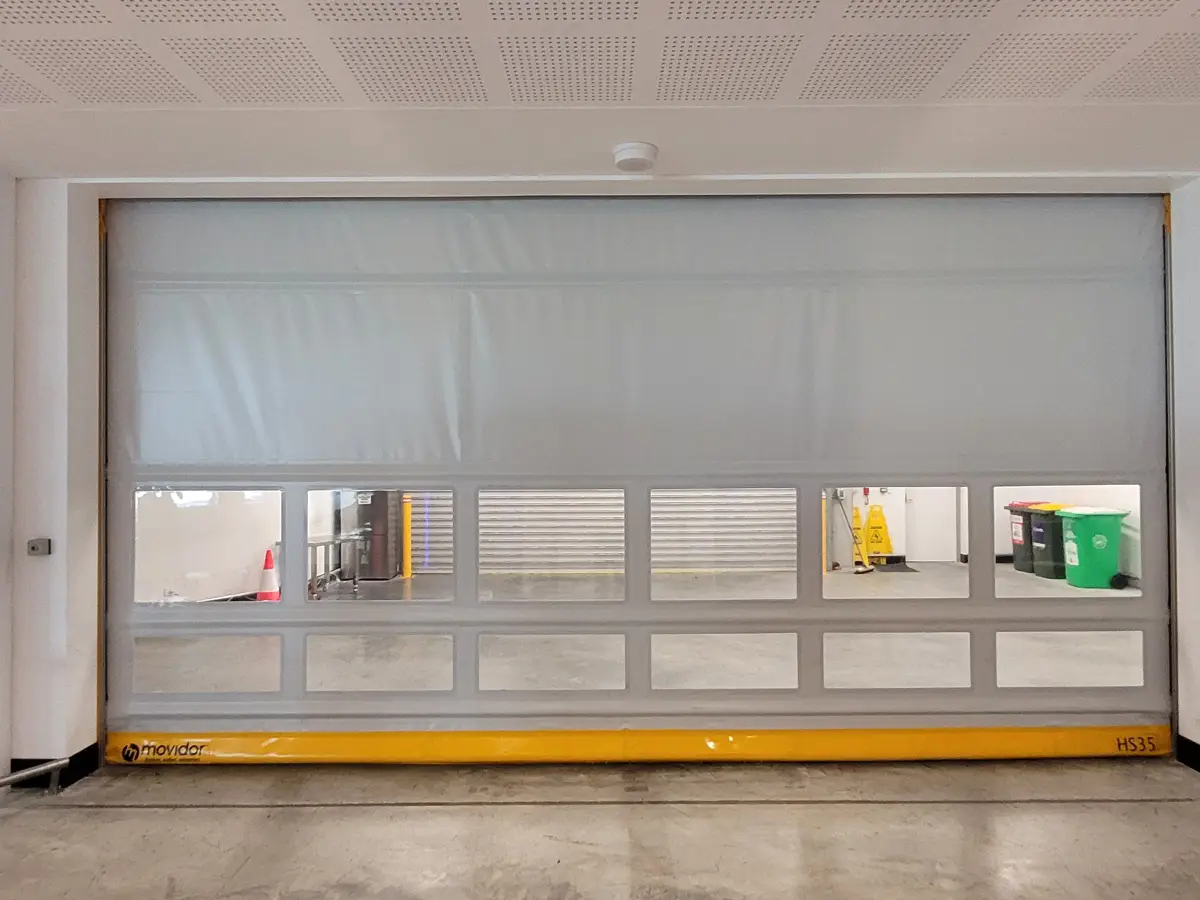 Movidor rapid roller doors by Coldshield can be found at the cruise terminal of the Port of Brisbane