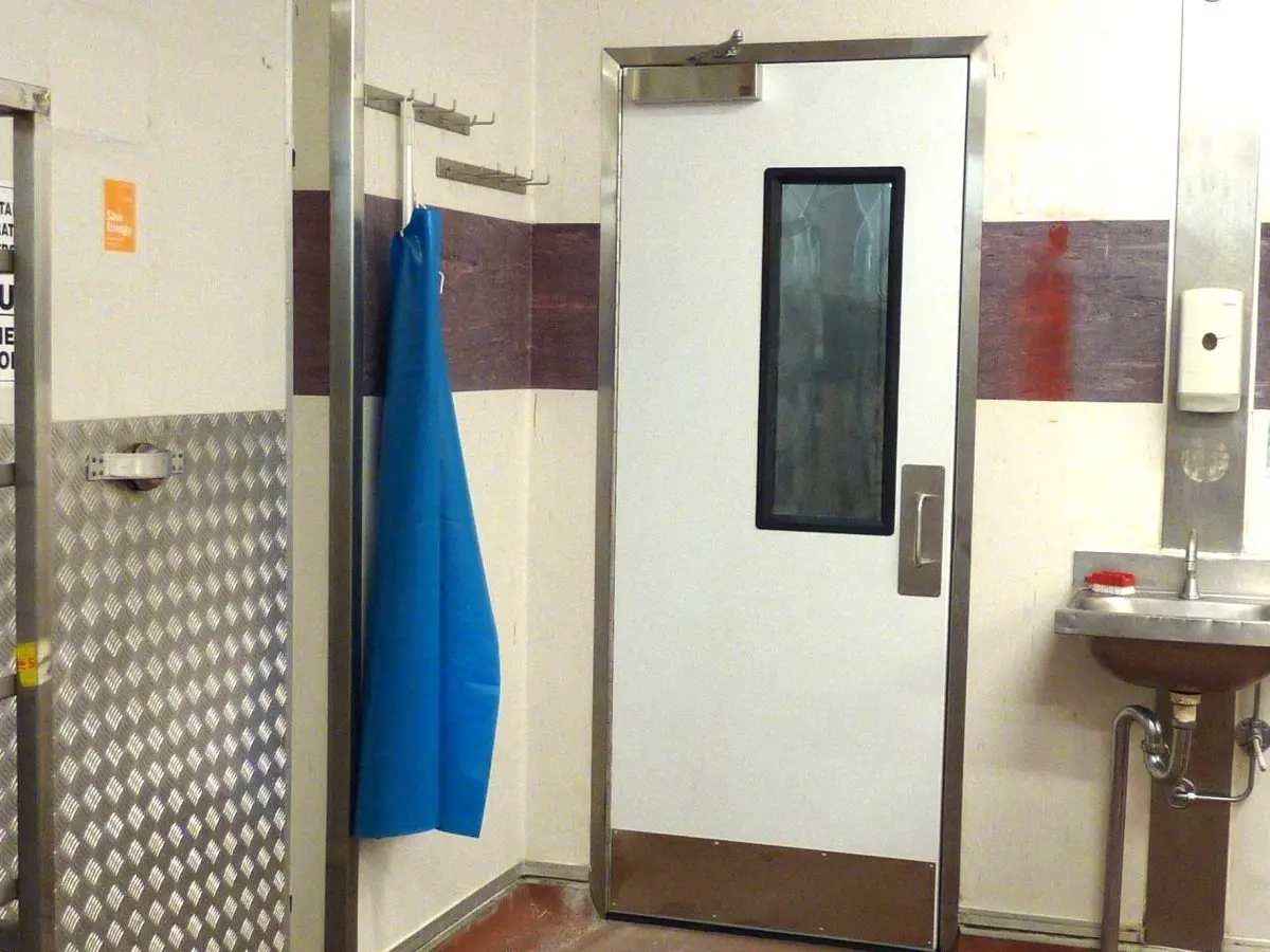 A corrosion resistant traffic door at WW Kotara