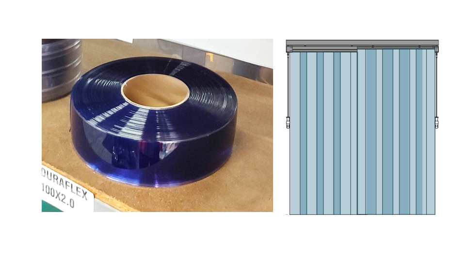 PVC roll vs pvc curtain